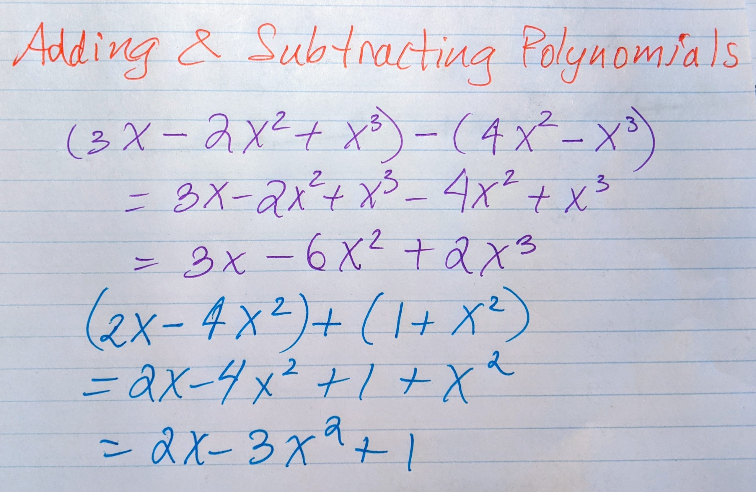 How Adding And Subtracting Polynomials Can Be Applied In The Real World