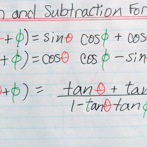 Addition And Subtraction Trigonometric Identities Worksheets