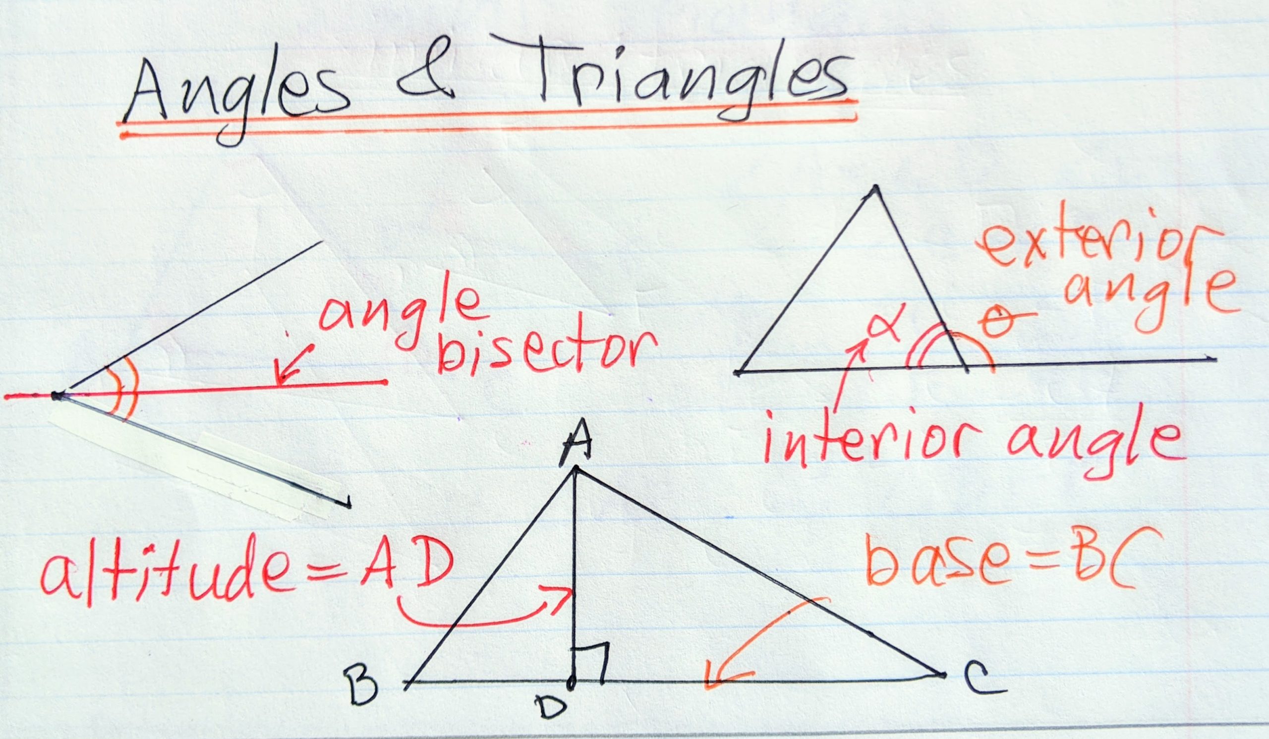 Geometric Term and Definitions | Math Worksheets & Math Videos Ottawa ...