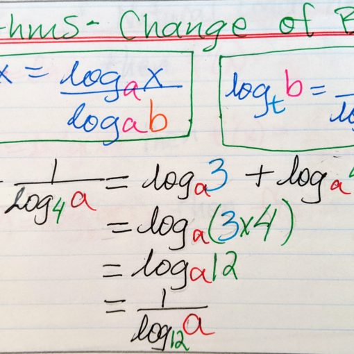 Change of base formula for Logarithms