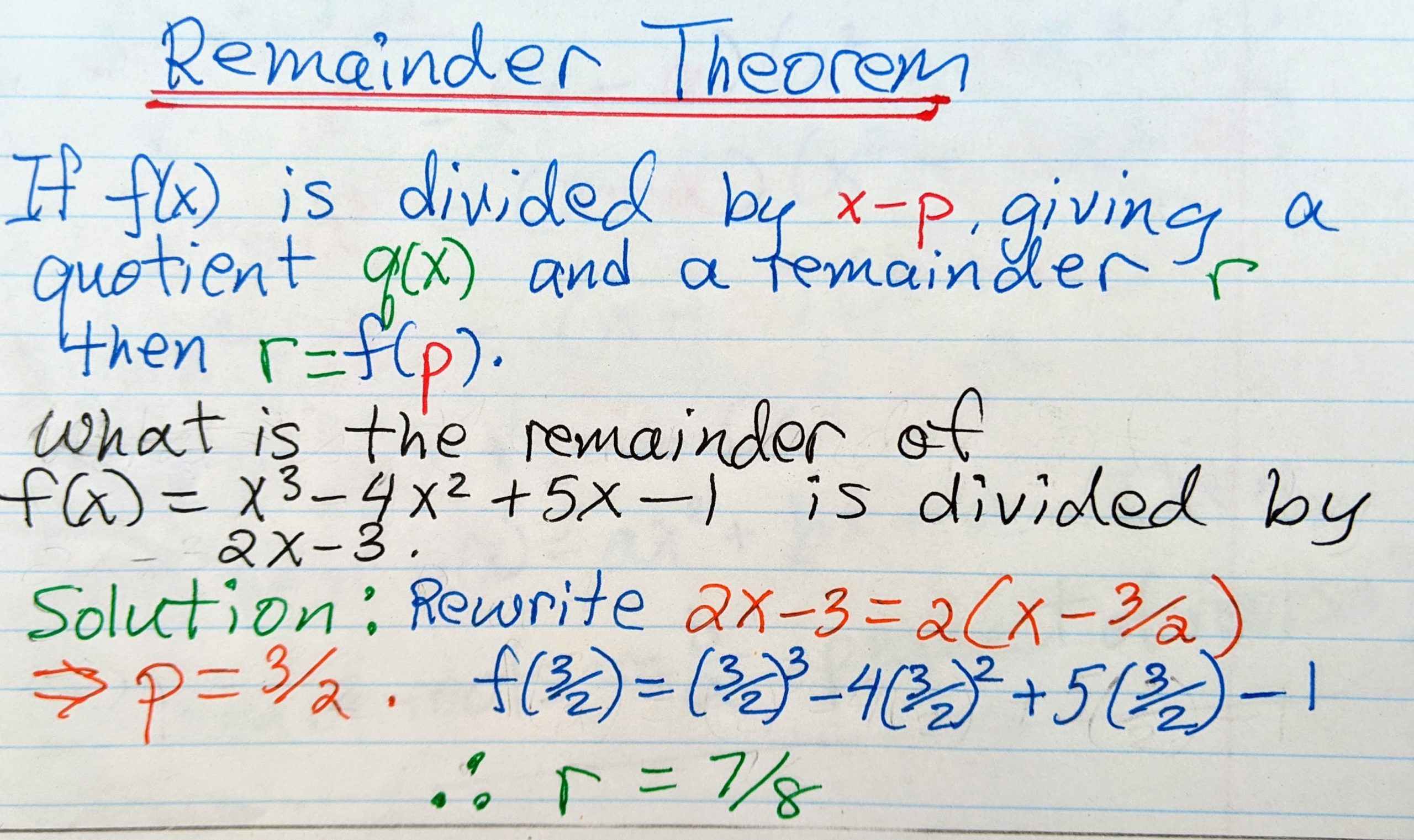 Remainder Theorem Archives - Ottawa, Ontario, Canada | Raise My Marks